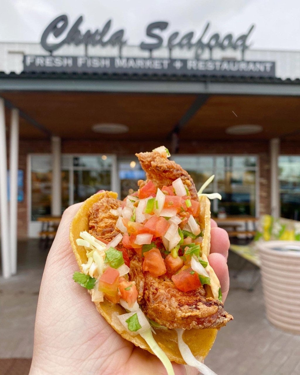 Crispy Fish Tacos Chula Seafood Uptown