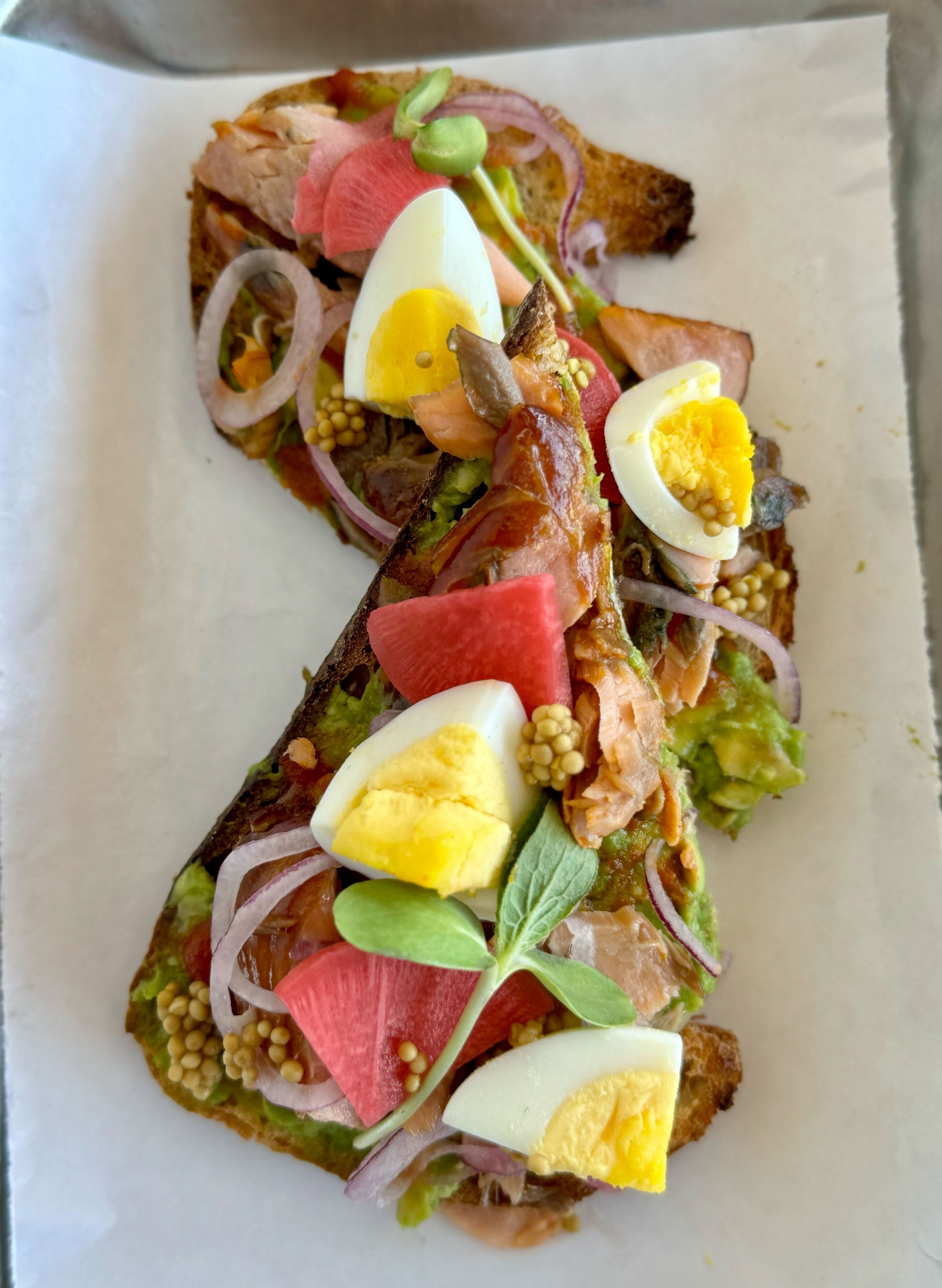 Saturday Smoked Salmon Avocado Toast